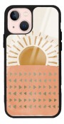 Suluboya Güneş Tasarımlı Glossy Telefon Kılıfı