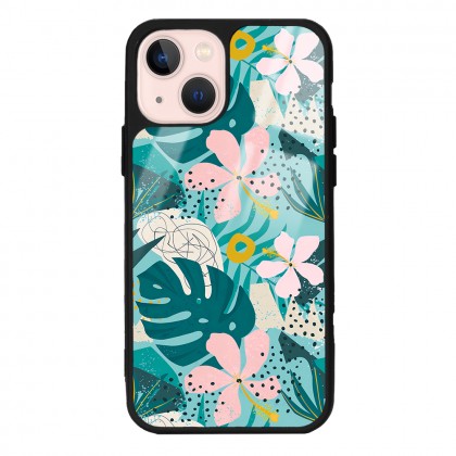Yaprak Sanatı Tasarımlı Glossy Telefon Kılıfı
