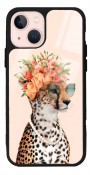 İnfluencer Leopar Kedi Tasarımlı Glossy Telefon Kılıfı