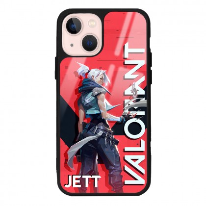 Valorant Jett Tasarımlı Glossy Telefon Kılıfı