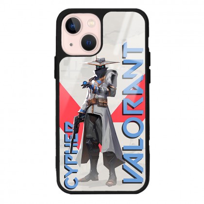 Valorant Cypher Tasarımlı Glossy Telefon Kılıfı