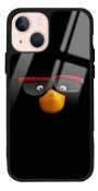 Black Angry Birds Tasarımlı Glossy Telefon Kılıfı