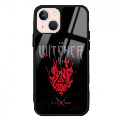 Witcher 3 Fire Tasarımlı Glossy Telefon Kılıfı