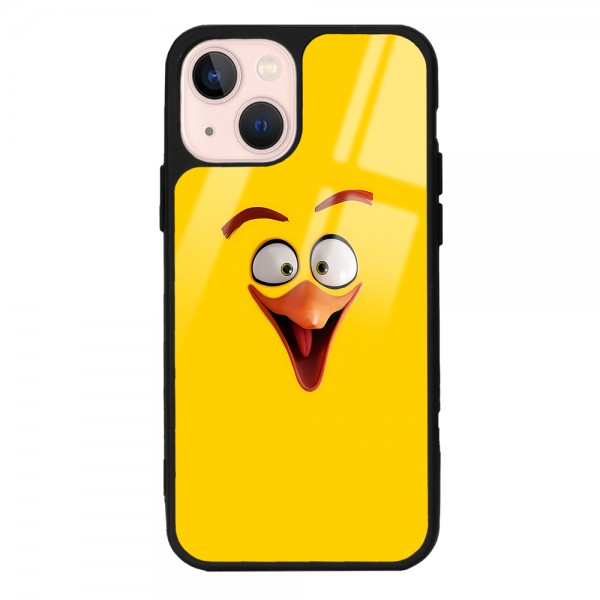 Yellow Angry Birds Tasarımlı Glossy Telefon Kılıfı