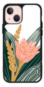 Beyaz Karanfil Tasarımlı Glossy Telefon Kılıfı