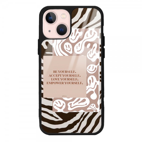 Emoji Zebra Tasarımlı Glossy Telefon Kılıfı