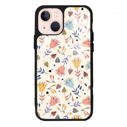 Beyaz Bindanlı Tasarımlı Glossy Telefon Kılıfı
