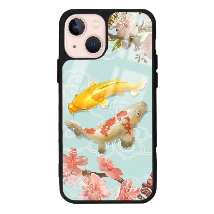 Koi Balığı Tasarımlı Glossy Telefon Kılıfı