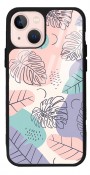 Nude Yapraklar Tasarımlı Glossy Telefon Kılıfı