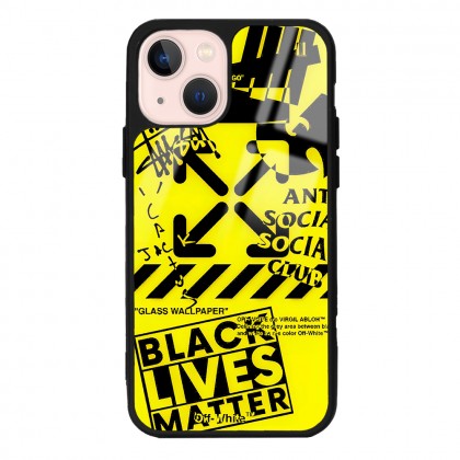 Anti social Tasarımlı Glossy Telefon Kılıfı