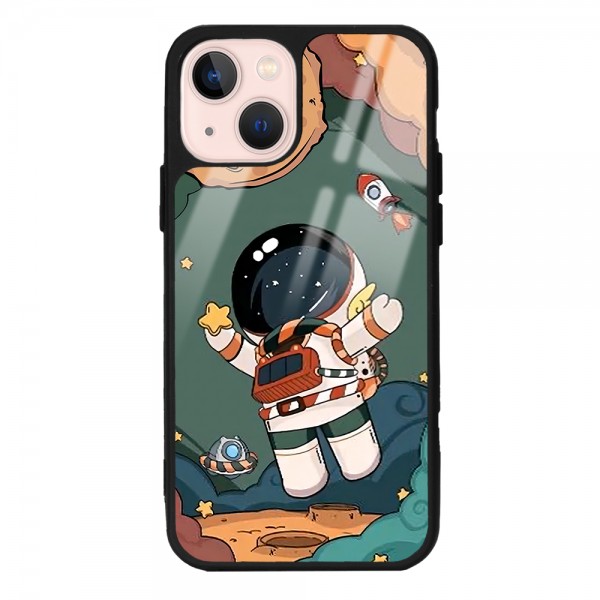 Anime astronot Tasarımlı Glossy Telefon Kılıfı