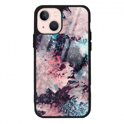 Renk Patlaması Tasarımlı Glossy Telefon Kılıfı