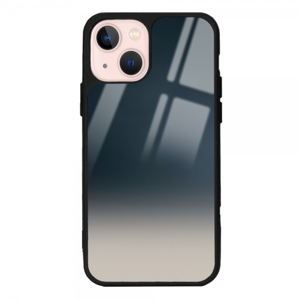 Mavi Geçiş Tasarımlı Glossy Telefon Kılıfı