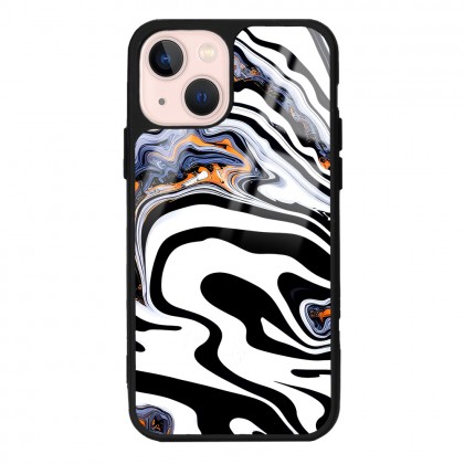Beyaz Mermer Tasarımlı Glossy Telefon Kılıfı