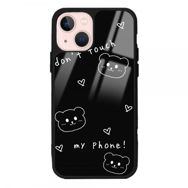 Don't Touch Tasarımlı Glossy Telefon Kılıfı