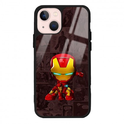 İron Man Tasarımlı Glossy Telefon Kılıfı