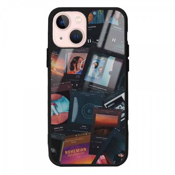 Music Retro Tasarımlı Glossy Telefon Kılıfı