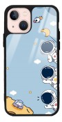 Mini Astronot Tasarımlı Glossy Telefon Kılıfı