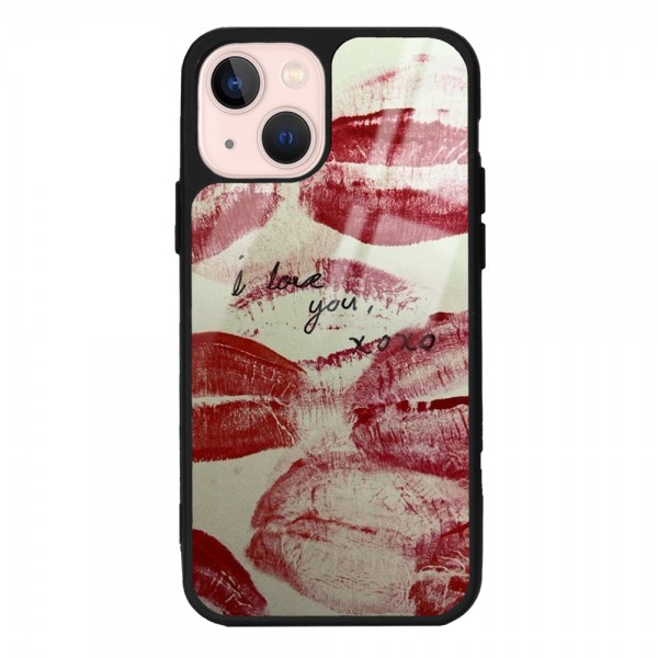 I Love You Tasarımlı Glossy Telefon Kılıfı