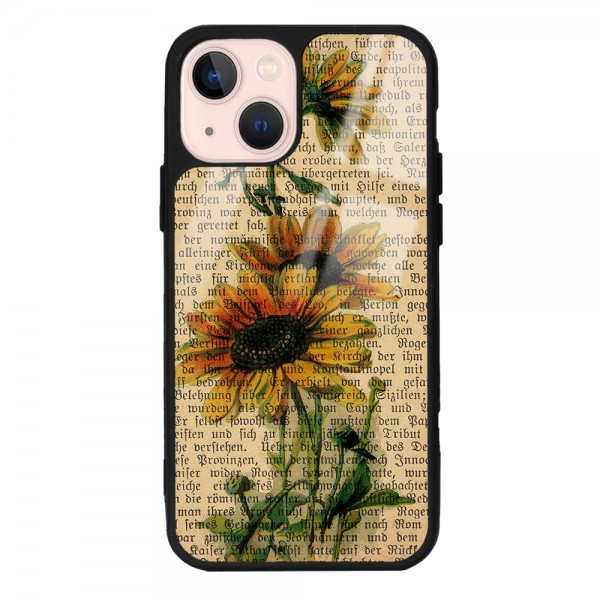 Ayçiçeği Tasarımlı Glossy Telefon Kılıfı