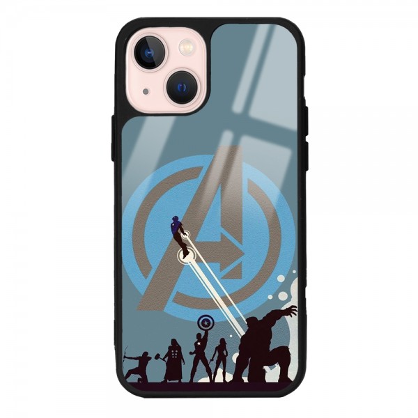 Blue Avengers Tasarımlı Glossy Telefon Kılıfı
