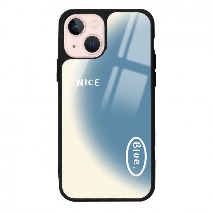 Nice Blue Tasarımlı Glossy Telefon Kılıfı