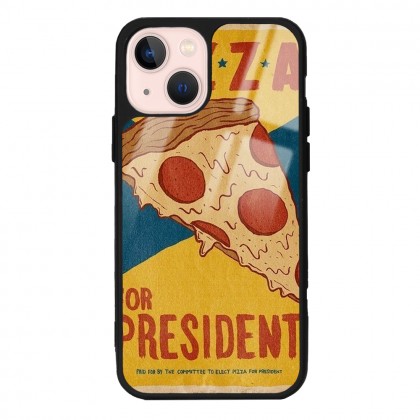 Pizza Tasarımlı Glossy Telefon Kılıfı