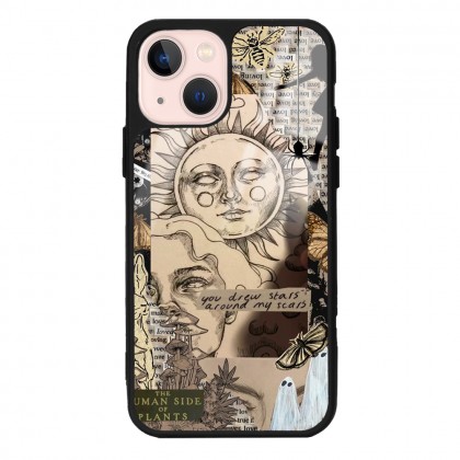Güneş Tanrıça Tasarımlı Glossy Telefon Kılıfı