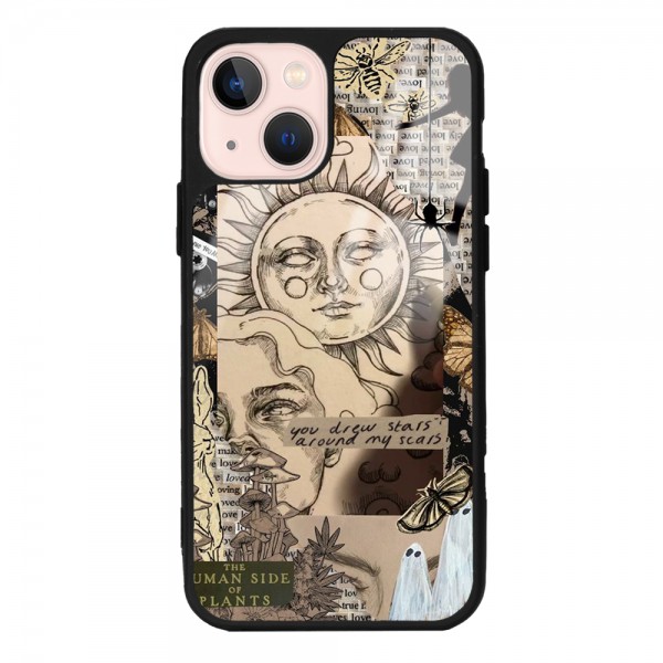Güneş Tanrıça Tasarımlı Glossy Telefon Kılıfı