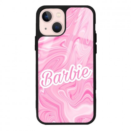 Barbie Logo Tasarımlı Glossy Telefon Kılıfı