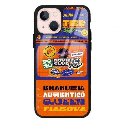 Retro Club Tasarımlı Glossy Telefon Kılıfı