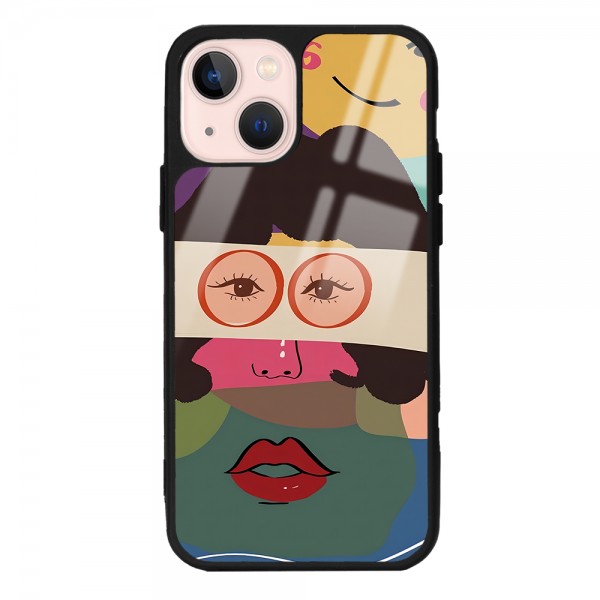 Vintage Eyes Tasarımlı Glossy Telefon Kılıfı