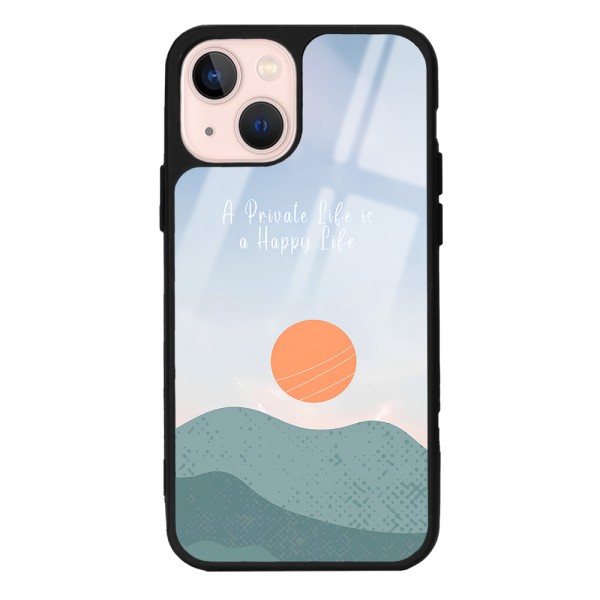 Happy Life Tasarımlı Glossy Telefon Kılıfı