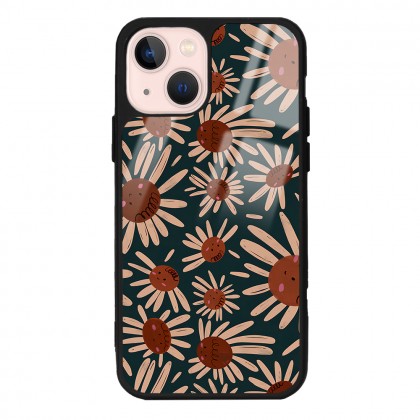 Retro Daisy Tasarımlı Glossy Telefon Kılıfı