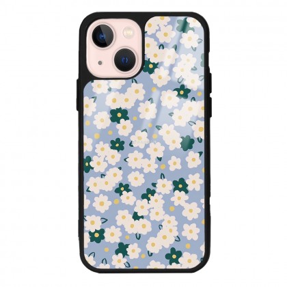 Daisy Pattern Tasarımlı Glossy Telefon Kılıfı