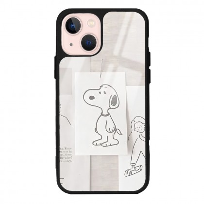 Snoppy Tasarımlı Glossy Telefon Kılıfı