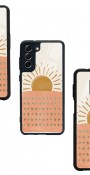 Suluboya Güneş Tasarımlı Glossy Telefon Kılıfı