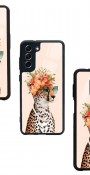 İnfluencer Leopar Kedi Tasarımlı Glossy Telefon Kılıfı