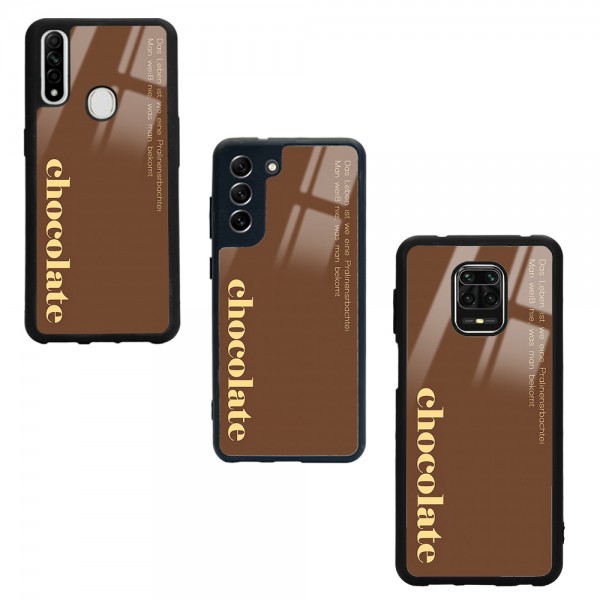Choclate Tasarımlı Glossy Telefon Kılıfı