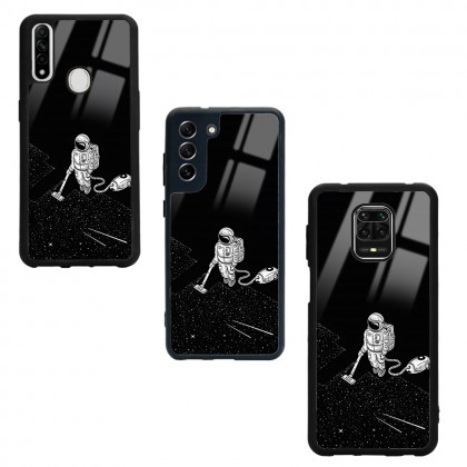 Astronot Tatiana Tasarımlı Glossy Telefon Kılıfı