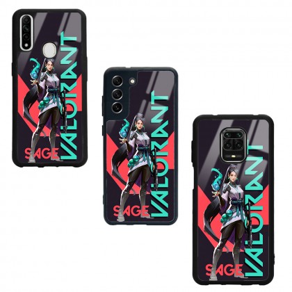 Valorant Sage Tasarımlı Glossy Telefon Kılıfı