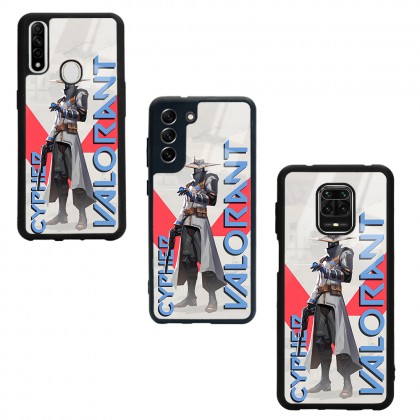 Valorant Cypher Tasarımlı Glossy Telefon Kılıfı