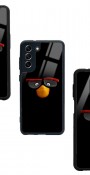 Black Angry Birds Tasarımlı Glossy Telefon Kılıfı