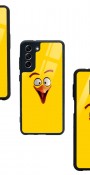 Yellow Angry Birds Tasarımlı Glossy Telefon Kılıfı