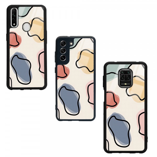 Nude Milky Tasarımlı Glossy Telefon Kılıfı