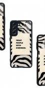 Zebra Motto Tasarımlı Glossy Telefon Kılıfı