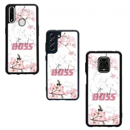 Sakura Girl Boss Tasarımlı Glossy Telefon Kılıfı