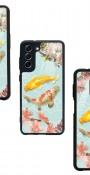 Koi Balığı Tasarımlı Glossy Telefon Kılıfı