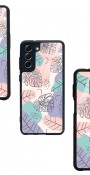 Nude Yapraklar Tasarımlı Glossy Telefon Kılıfı