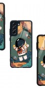 Anime astronot Tasarımlı Glossy Telefon Kılıfı